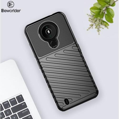 For Nokia 1.4 2.4 Cases Covers Silicone Rubber Soft TPU Military Protect Phone Case For Nokia 5.4 3.4 Coque