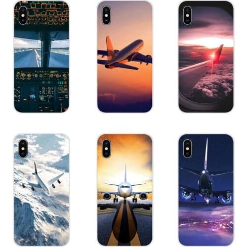 For Huawei Mate Honor 5X 6X 7 7A 7C 8 9 10 8C 8X 20 30 Lite Pro Accessories Phone Cases Covers aircraft plane airplane aeroplane