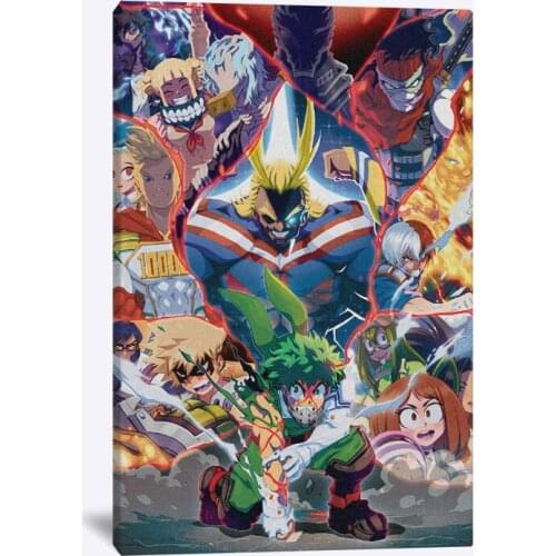 Home Decor Canvas Painting Anime My Hero Academia Picture Living Modular Modern Poster And Print Wall Art Bedroom