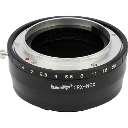 Haoge Manual Lens Adapter for Contarex CRX Mount Lens to Sony E mount NEX Camera