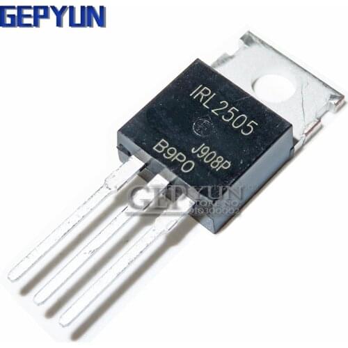 10PCS IRL2505PBF IRL2505 TO-220 TO220 MOS FET tran Gepyun