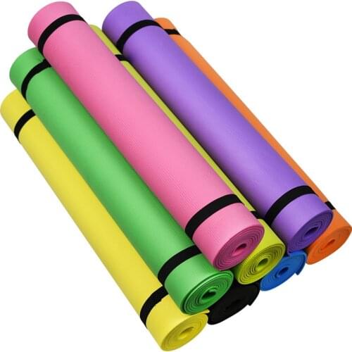 1730*600*4mm EVA Yoga Mat Fitness Sport Exercise Mat Non-slip Material suitable beginners training Pilates Fitness Gym Mat
