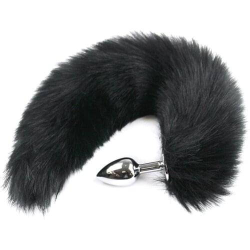 Metal Fox Tail Red Tail Backyard Appeal Props Stimulating Tail Bunny Girl Cosplay Alternative Costume Sex Toys for Women