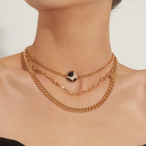 Multi-layer Fashion Leopard Print Necklace for Women Personality Temperament Necklace