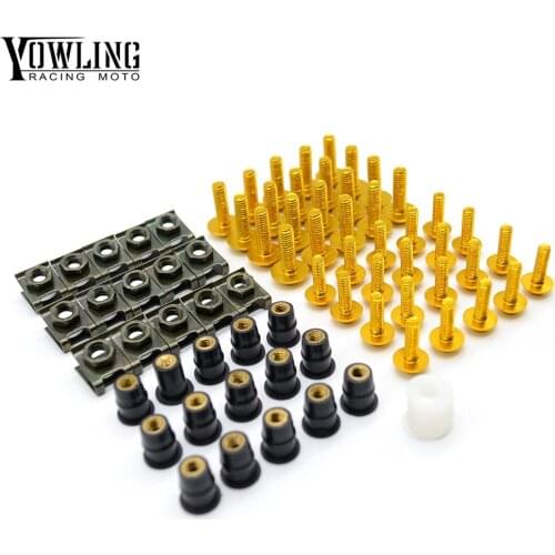 Motorcycle Windshield Bolt Screws Nut Fastener Fairing For R1 R6 TMAX 500 530 XMAX 125 200 400 MT -07 02 25 01 MT-09 MT07 YZF R3