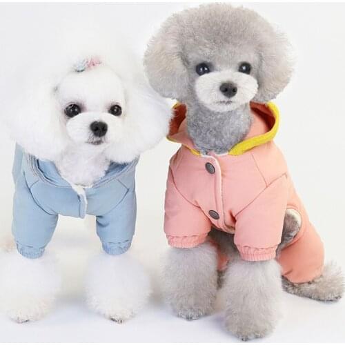 Soft Warm Fleece Dog Clothes Winter Wool Cap Cotton Costume Yorkshire Chihuahua Small Pet Dog Coat Puppy Clothes Dog Costume