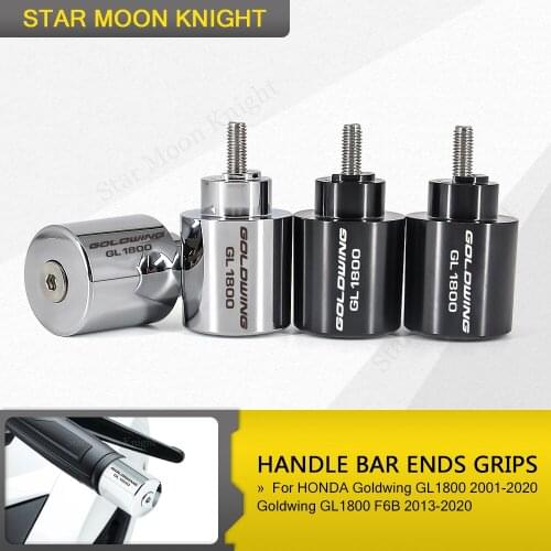 Motorcycle Handle Bar End Weight Handlebar Grips Cap Anti Vibration Silder Plug For HONDA Gold Wing 1800 GL1800 GL 1800 01 - 20