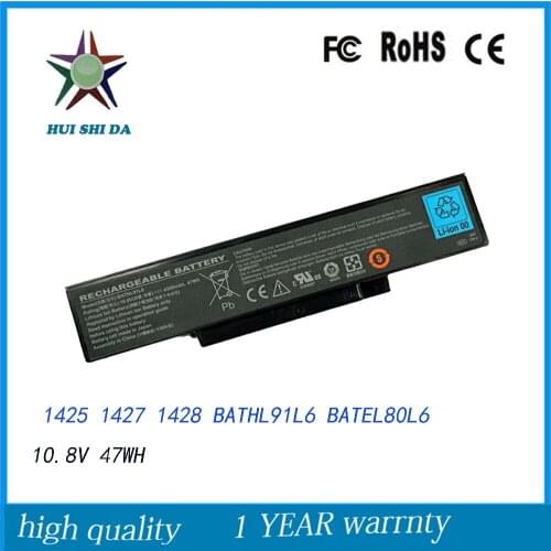 New Laptop Battery for Dell Inspiron 1425 1426 1427 BATEL80L6 BATHL90L6