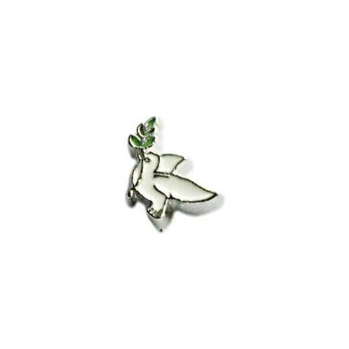 Wholesale 20PCS/lot Dove DIY Alloy Floating Locket Charms Fit For Magnetic Locket Pendant
