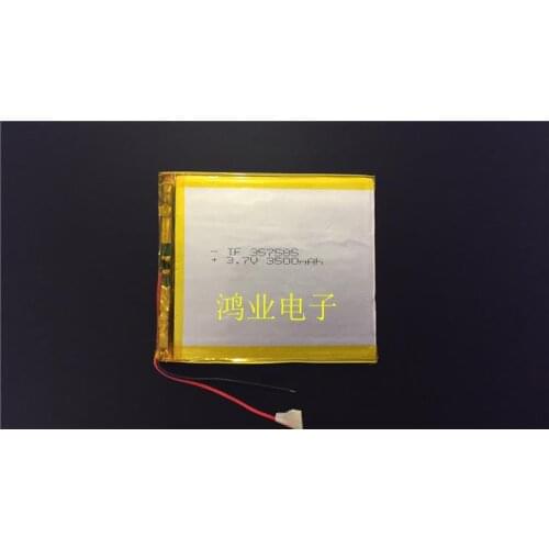 3.7V polymer lithium battery 357585P 3500MAH tablet PSP remote control GPS charging treasure Rechargeable Li-ion Cell