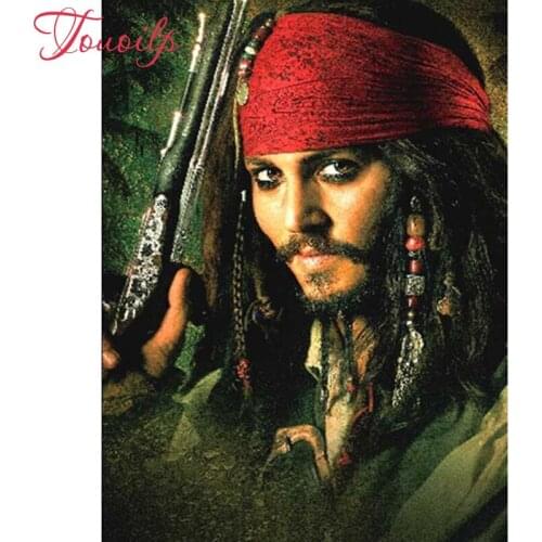 Full Suare Diamond 5D DIY Diamond Painting "Movie characters"corsair,Diamond Embroidery Cross Stitch Mosaic Painting Gift