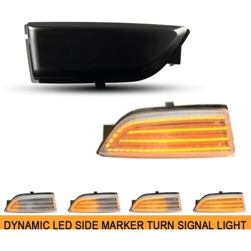 Sequential Flashing LED Side Mirror Indicator Dynamic Light for Ford Ranger T6 Raptor Wildtrak Everest U375 UA Auto Accessories