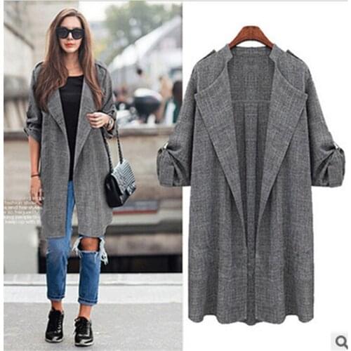 Maternity thin coat Long Loose cardigan Fashion trench coat for Pregnant Women Pregnancy Coats plus-size ladies Outerwear s-5xl