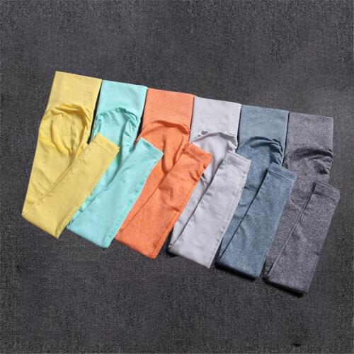 Gym Accessories Women Stacked Yoga Pants Plus Size Seamless Leggings Sport Woman Fitness for Female Workout Leggings Trousers