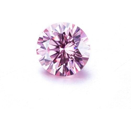 Zhanhao Wholesale 1ct D VVS All Shape Pink Diamond Moissanite Loose Gemstones Piedras Preciosas Sueltas 모이사나이트