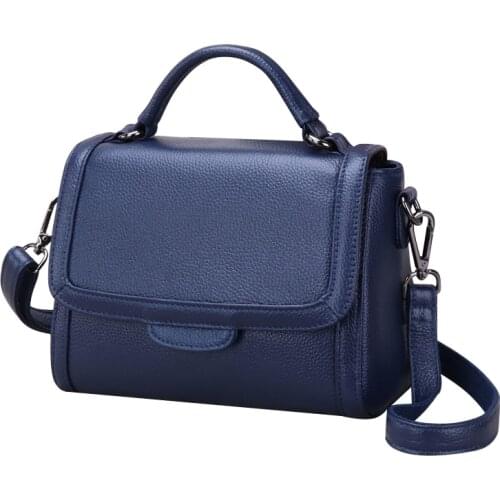 Ladies Genuine Leather Crossbody Bags for Women Small Shoulder Messenger Bag Fashion Purses and Handbags Female Tote Bags