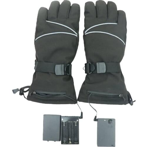 Heated gloves for winter battery case heated gloves handback heated gloves keep warm for camping heating gloves