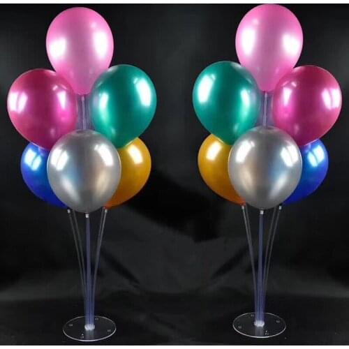 Balloon column base 1sets/box & 2sets/box 50cm High Wedding Decoration Centerpiece Balloon Table Stand Base