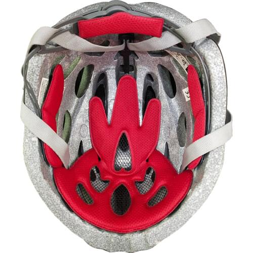 1Set Universal Helmet Inner Padding Foam Pads Kit Sealed Red Sponge For Outdoor Sports Cycling Motorcycle Bicycle Accessories