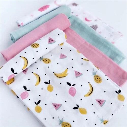 120cm*110cm Blanket Muslin Swaddle Baby Cotton Baby Swaddles Blanket Baby Muslin Blanket 120 Muslin Diaper