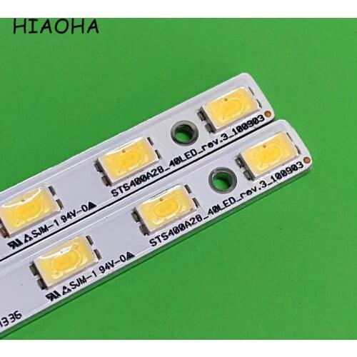 2pcs/Lot LED Backlight Strip For STS400A28 40LED rev.3 Sony KDL-40EX725 40NX720 40NX723 LTY400HF09 LSY400HF01 LJ64-02826A 456mm