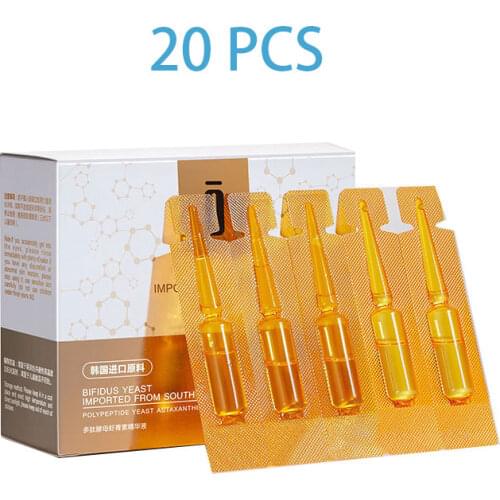 20 PCS Sheep Placenta serum face Centella face serum Essence Discoloration Improvement Shrink Pores Nourish Liquid Anti-Aging