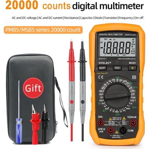 20000Counts Multimeter PEAKMETER PM85 High Precision Professional Meter with AC/DC Voltage Capacitance Frequency Resistance Test