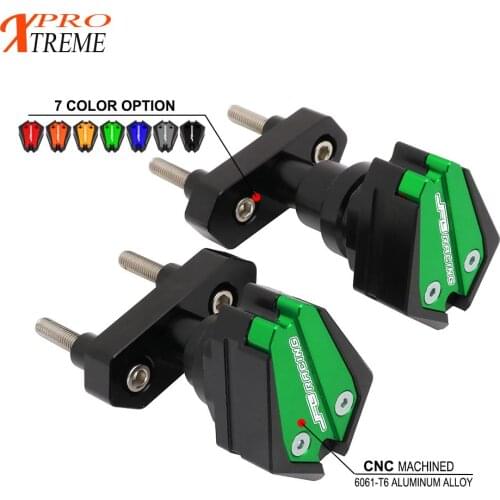 Motorcycle CNC Aluminum Crash Pad Frame Slider Falling Protection For Kawasaki Z800 Z 800 2013 2014 2015 2016 Z1000 Z 1000 07-09