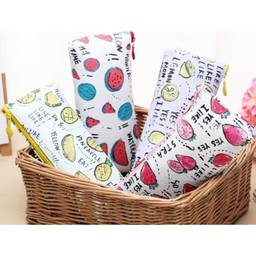 Watermelon etc. 19CM PU Coin BAG Purse Wallet Pouch ; Pocket Coin Pencil BAG Pouch