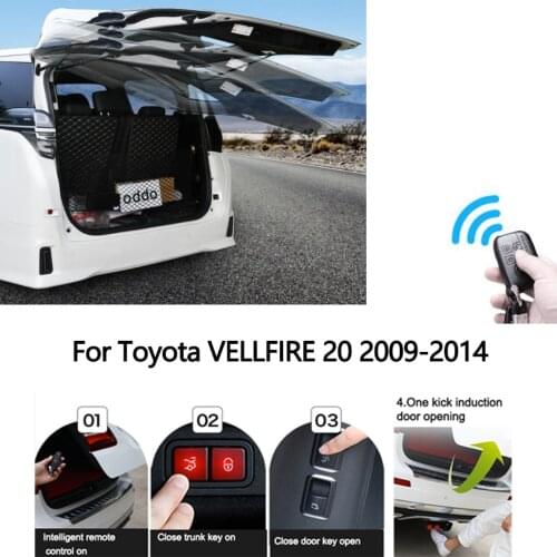 Car Electric Tailgate For Toyota VELLFIRE 2009-2014 Intelligent Tail Box Door Power Operated Trunk Decoration Refitted Upgrade