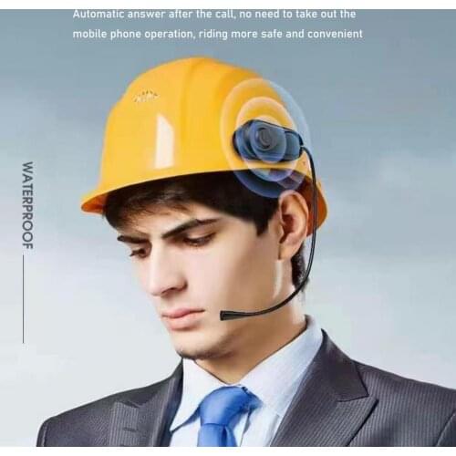 Delivery Bluetooth Headset Microphone Waterproof Auto Answering Stereo Bluetooth 5.0 Wireless Headphone for Delivery Man