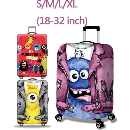 18-32 inch suitcase cover travel case trolley case protective cover dust cover elastic wear-resistant durable thickened drop