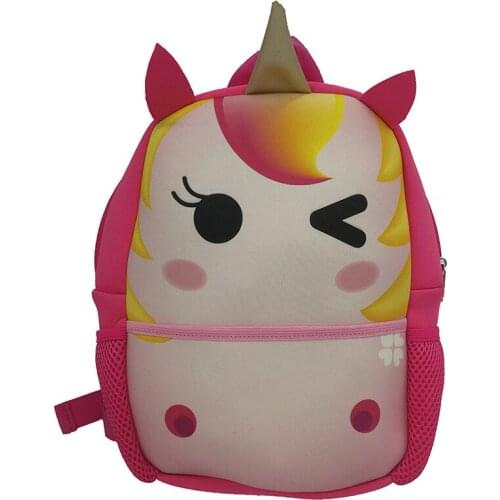 Children 1-2 Years Plush Animal Backpack Cartoon Small Capacity Relaxation Unicorn Cute For girls