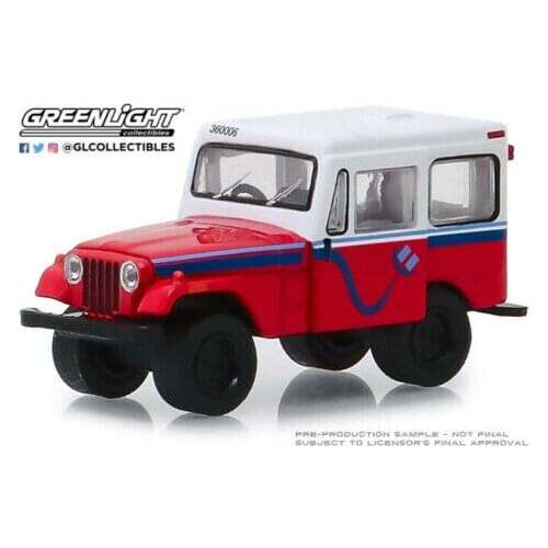 GreenLight 1:64 1975 J eep DJ-5E Mail Truck boutique alloy car toys for children kids toys Model original box