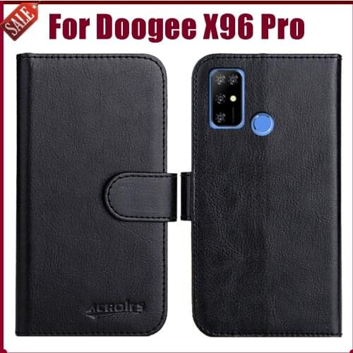 Hot! Doogee X96 Pro Case 6.52" Fashion 6 Colors Flip Soft Leather Phone Wallet Cover For Doogee X96 Pro Case Card Solts