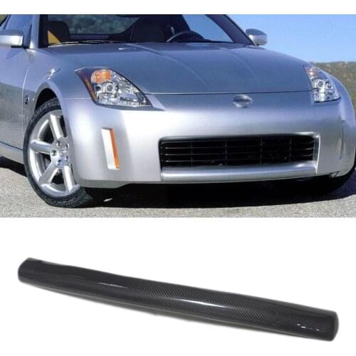 For Nissan 350Z modified front bar carbon fiber trim strip Z33 carbon fiber front surround trim strip