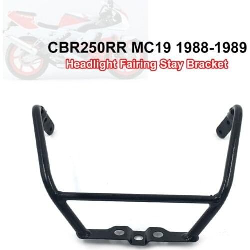 CBR250 RR MC19 moto parts Aluminum Upper Front Headlight Fairing Mirror Stay Bracket Holder For Honda CBR 250 RR MC19 1988-1989