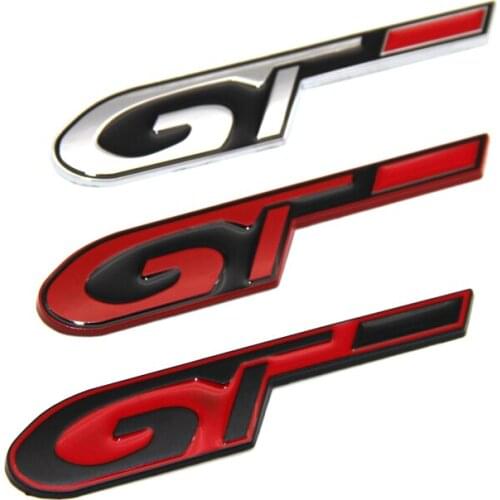 Car Tuning Atuo Emblem Sticker GT Line Letters LOGO Decals For Peugeot 206 308 GT RCZ 308 508 3008 5008 Fashion Car Door Sticker