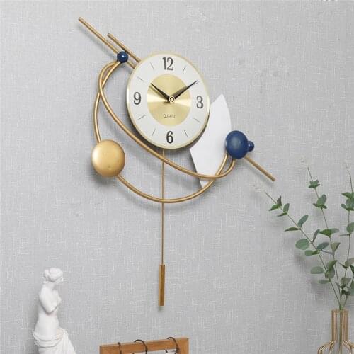 New Chinese Style Creative Swing Wall Clock Home Living Room Fashion Decoration Clocks Oriental Classical Silent Wall Clocks