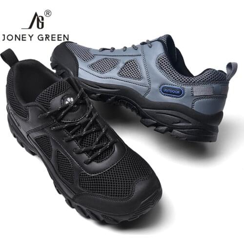 Professional Waterproof Hiking Shoes Brand Trekking Outdoor Sneakers Men Trail Shoes Outdoor Non-Slip Trekking Shoes Plus Size