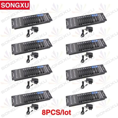 SONGXU 8pcs/lot 192 DMX Controller DMX512 Console DJ Disco Lighting Controller for Stage Lights Equipments /SX-DISCO192