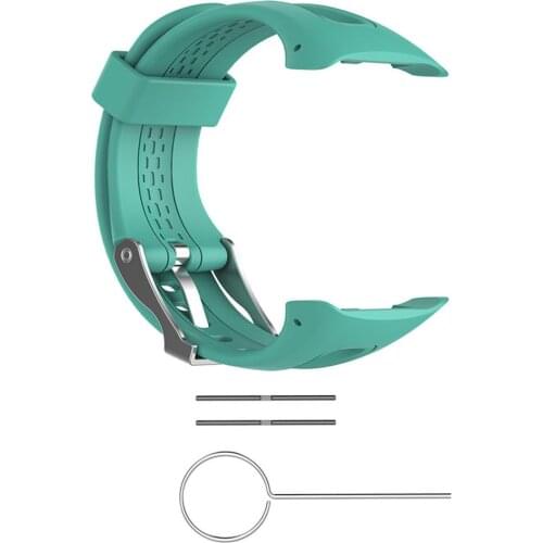 Sports Watch Silicone Watch Strap for Garmin Forerunner 10 15 GPS Running Watch Small / Large with Tools