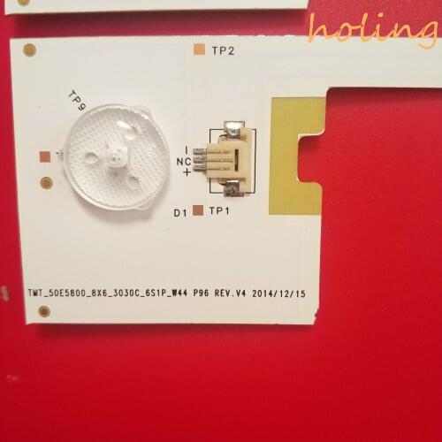 LED Backlight strip 6 lamps For 50" T C L D50A620U L50E580A-VD L50E5800A-UD Light Bar TMT-50E5800-8X6-3030C 4C-LB5006-YH2