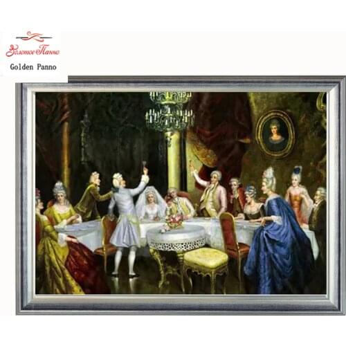 Golden Panno Needlework DIY DMC Cross stitch Sets For Embroidery kits Precise unprinted religion Patterns Counted Cross-stitch07