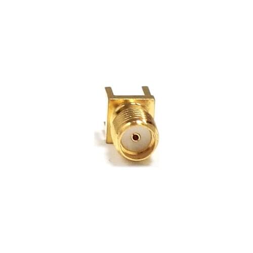 1pc SMA female jack RF Coaxial Connector Straight PCB mount Goldplated 50 Ohm NEW wholesale price