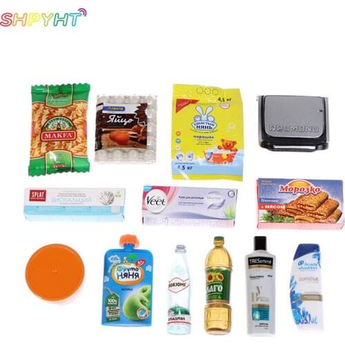 1pcs Beverage And Snack Blind Bag Miniature Drink Canned Food Play Blind Bag Play Supermarket Toy Accessories Model Toys Gifts