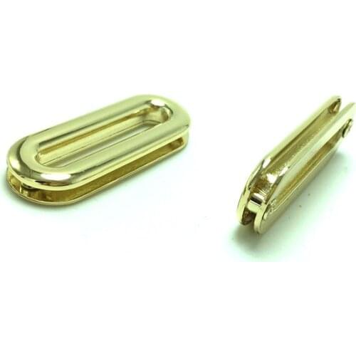 20mm(0.75'') 25mm(1'') 32mm(1.25'') oval eyelet grommet in 2 screws for bags purse strap sewing