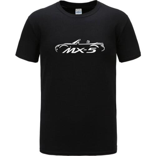 2021 free shipping Cotton S-2XL Mens T shirts Print T-shirt Summer Mazda Mx5 Short Sleeve tshirt