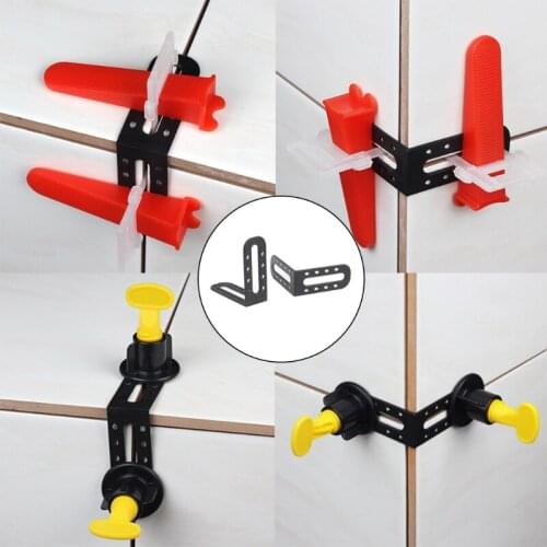 25 Pcs Tile Spacers Cross Leveling Angle System Removable Reusable Improvement E7CB