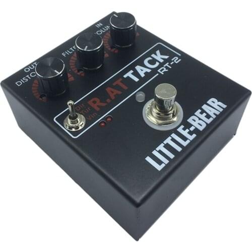 3 Gear RAT Timbre Distortion Effector Electric Guitar Single Mouse LM308N
